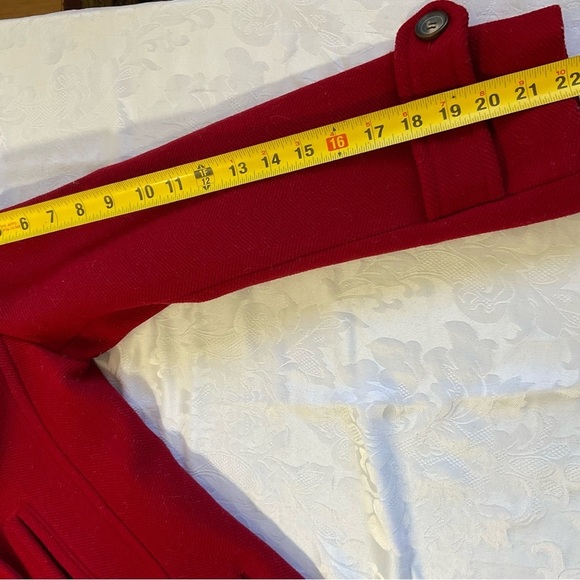 Talbots Wool Blend Double Breasted Pea Coat Women Size 6 Black Buttons - Picture 11 of 11